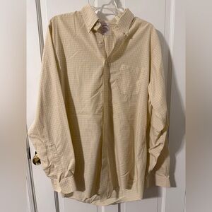 Vintage Brooks Brothers yellow and blue Button Down Shirt